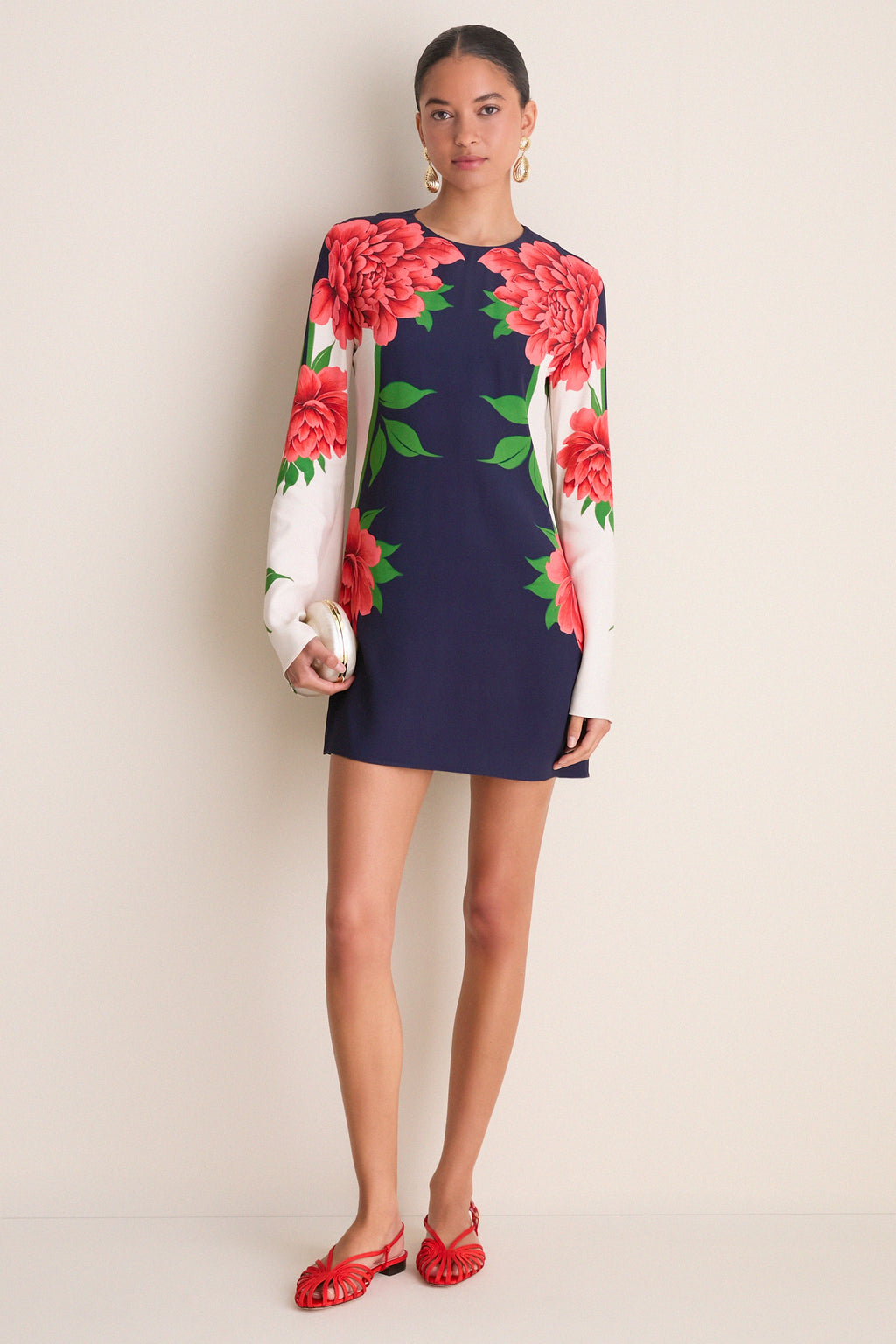 Queen Peony Placee Mini Supremes Swing Dress