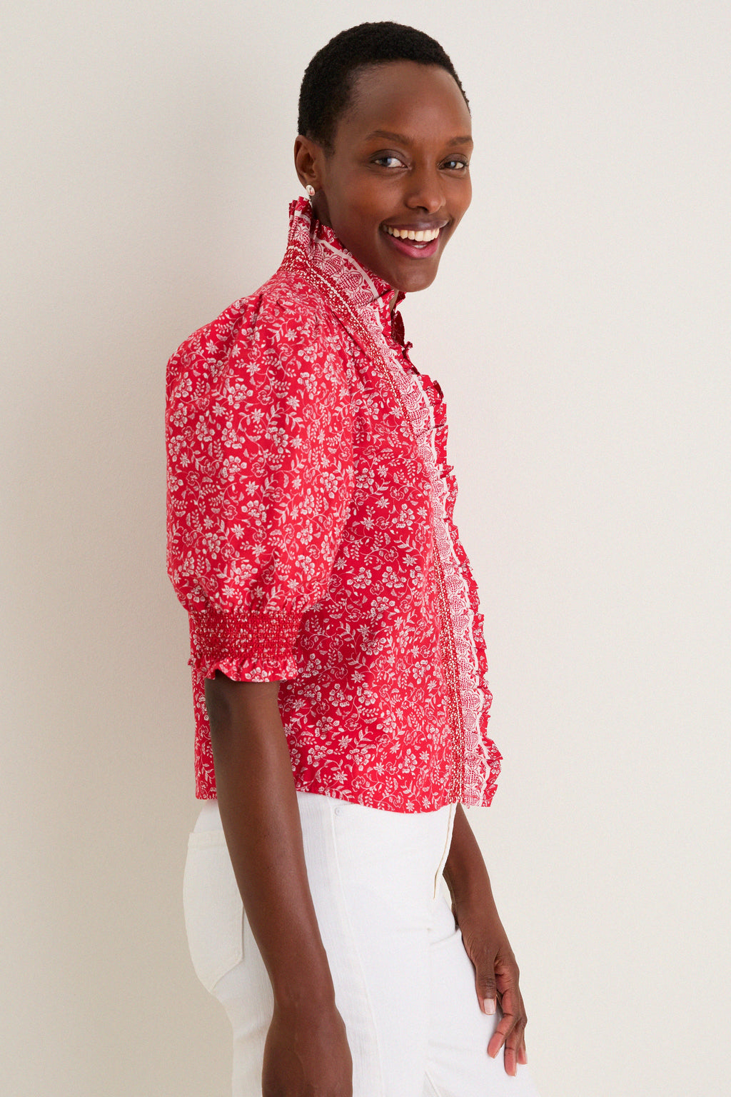 Rosemary Dreamscape Print Zuri Top