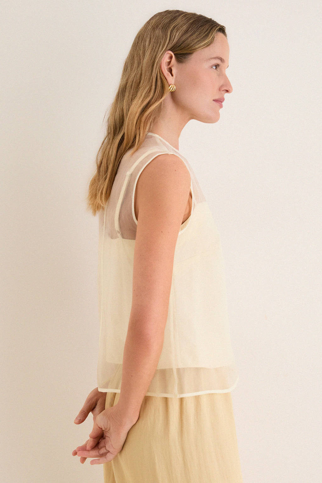 Pale Yellow Cora Top