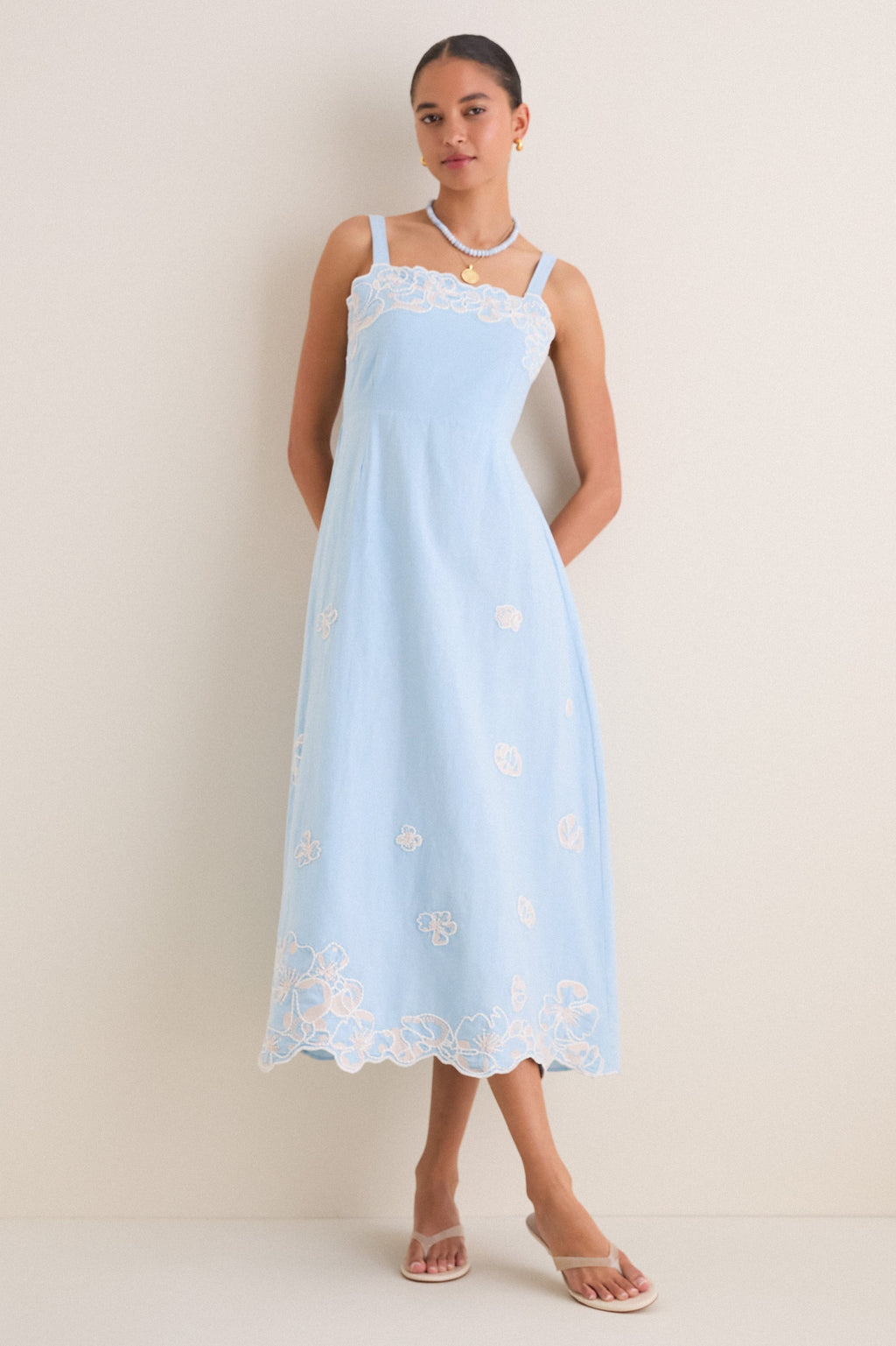 Glacier Lake Marceline Midi Dress