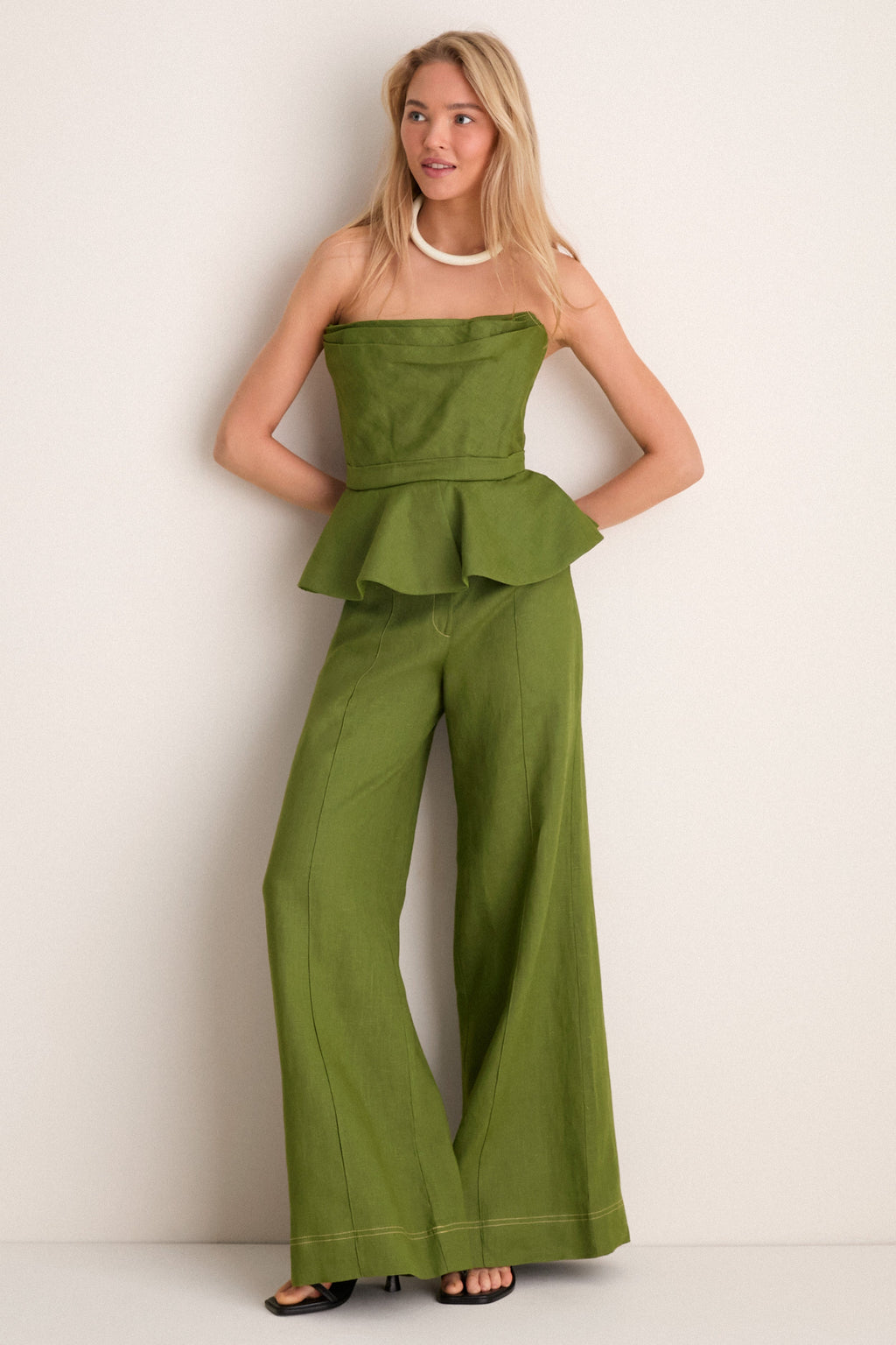 Olive Green Vivir Pants