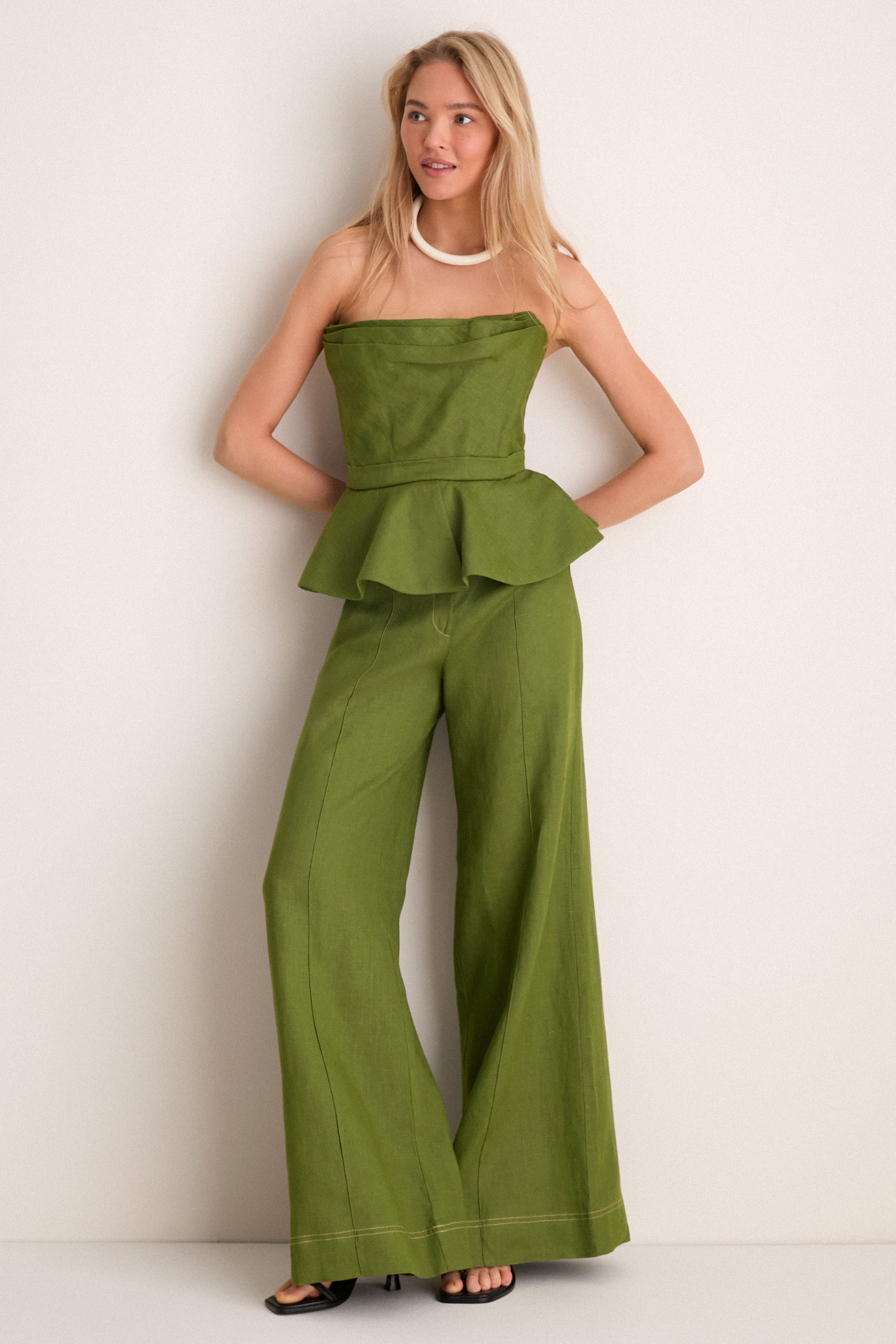 Olive Green Vivir Pants