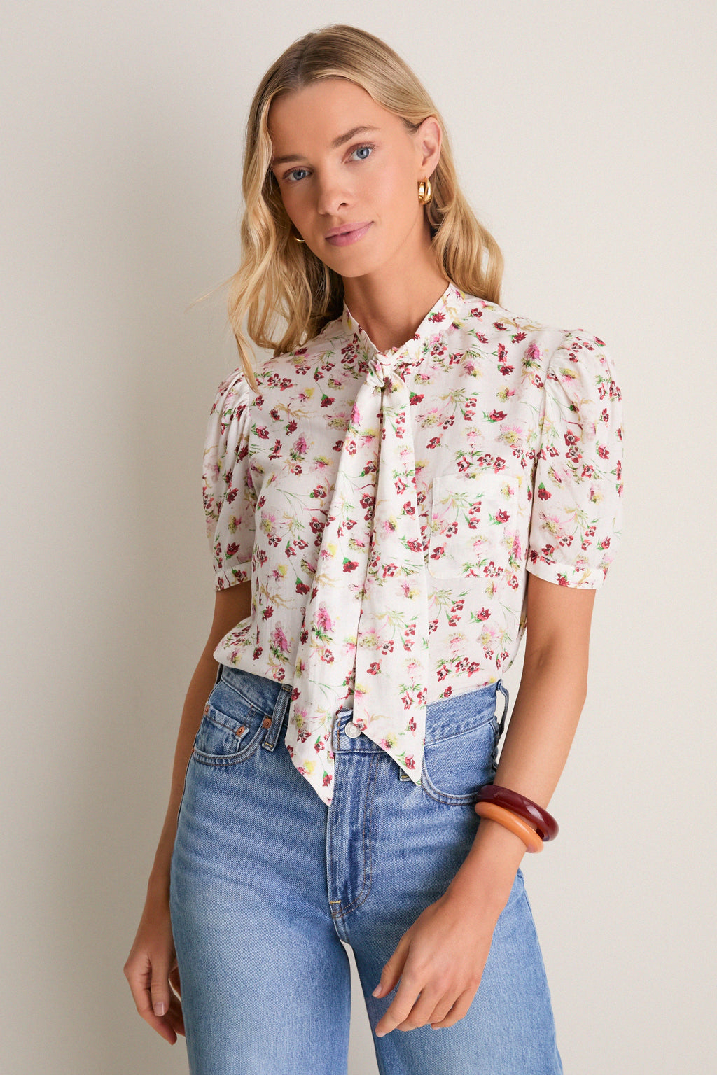 White Chance Wild Garden Shirt
