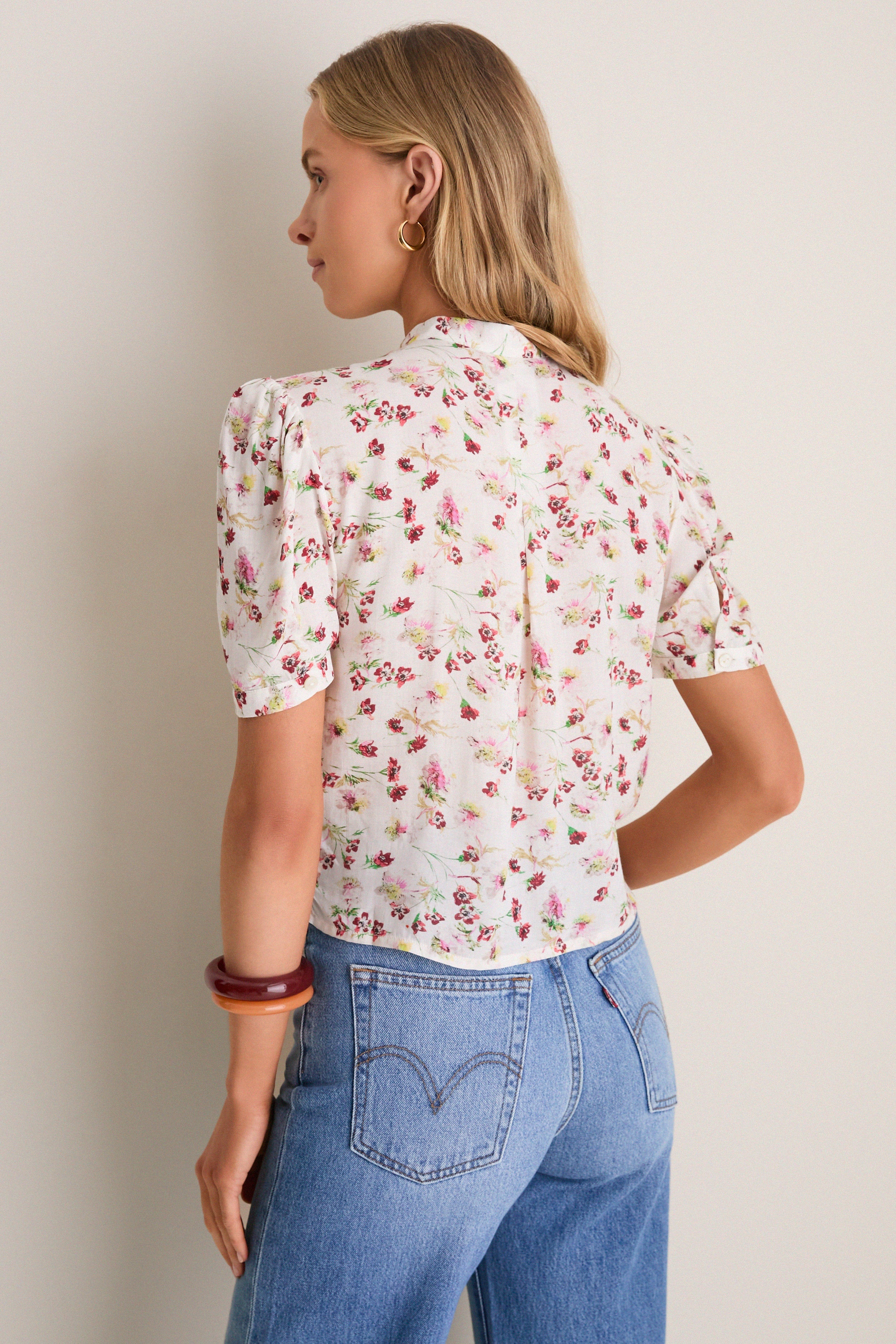 White Chance Wild Garden Shirt