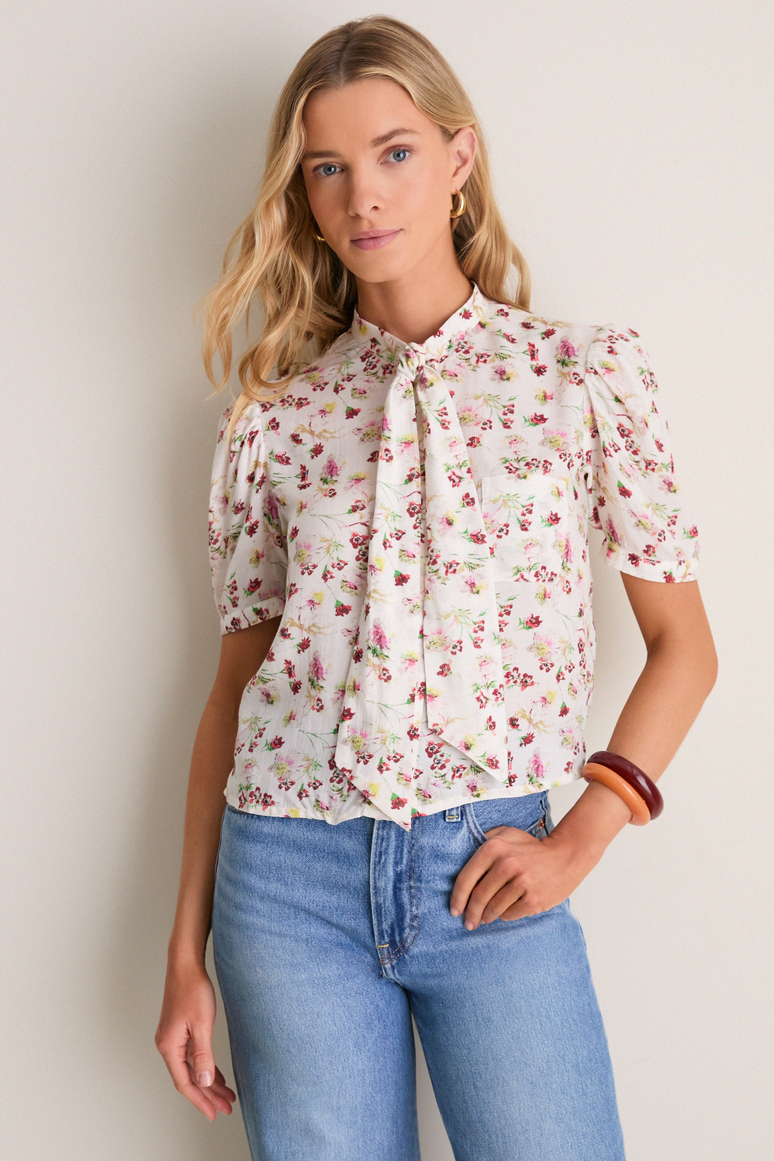 White Chance Wild Garden Shirt