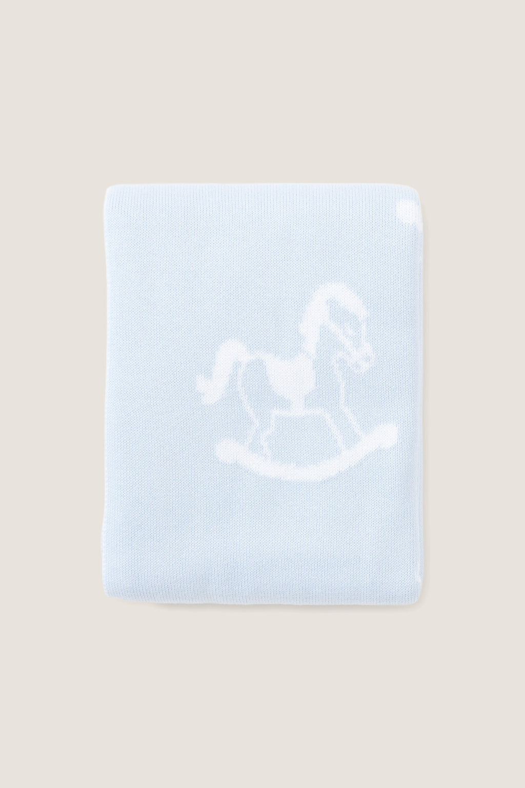 Blue Rocker Knit Blanket