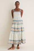 Geneva Green Strappy Maxi Dress