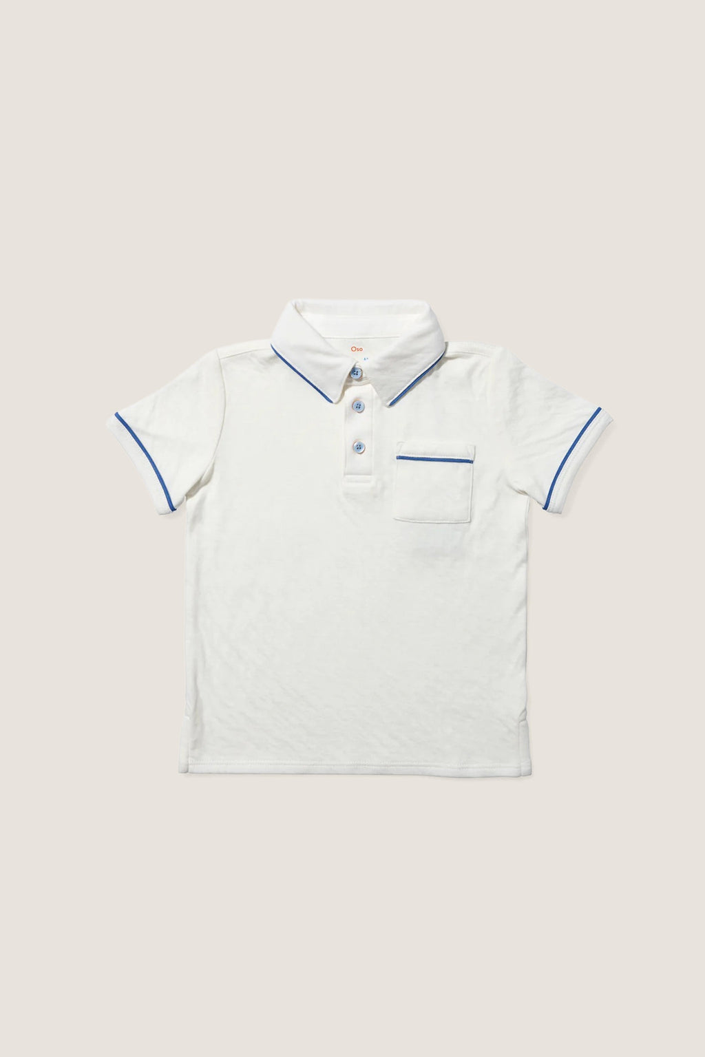 White and Navy Piping Marco Polo