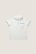 White and Navy Piping Marco Polo