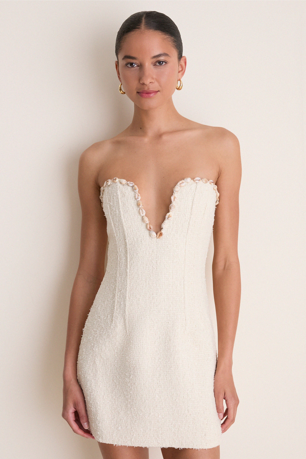 Ecru Rhia Mini Dress