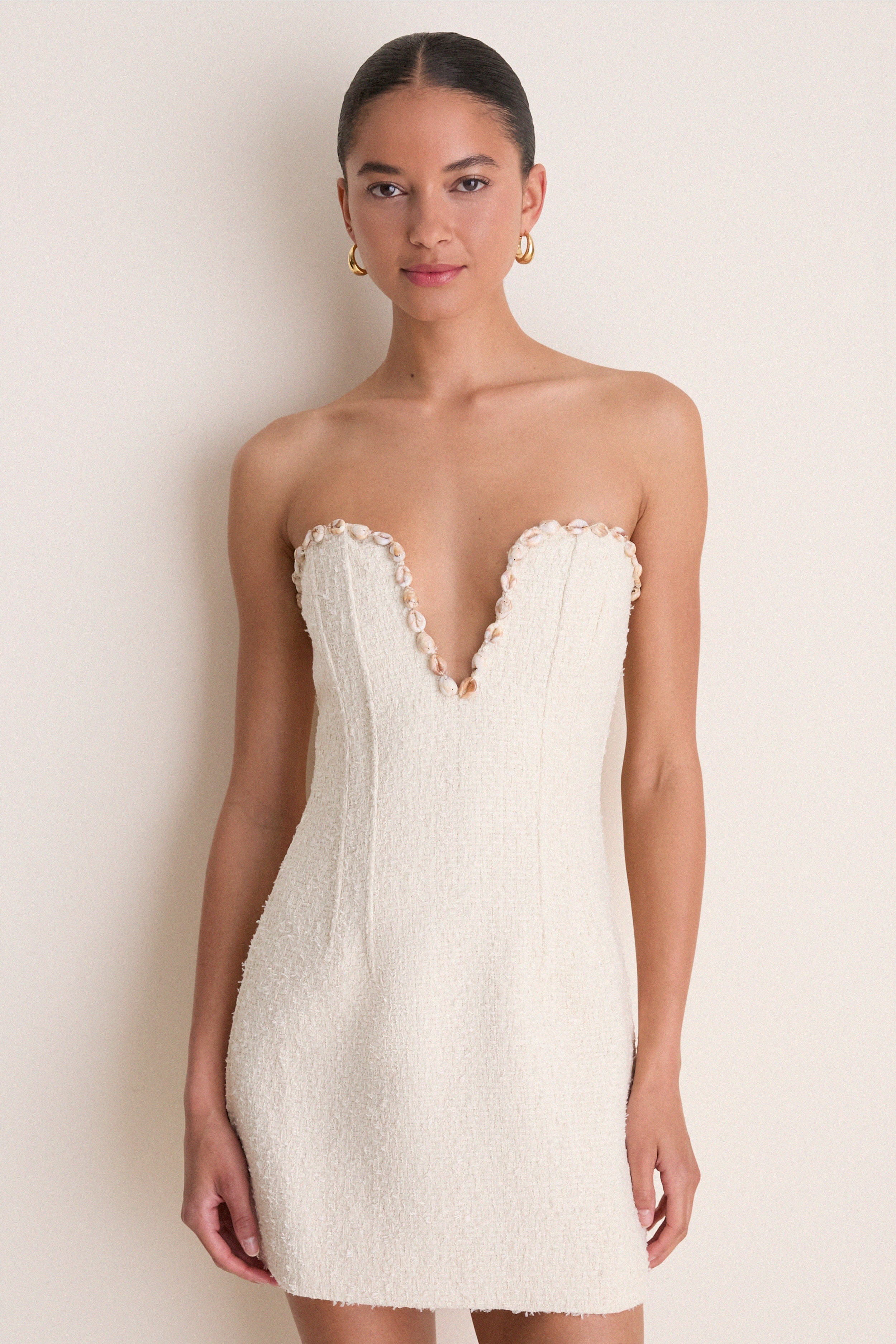 Ecru Rhia Mini Dress