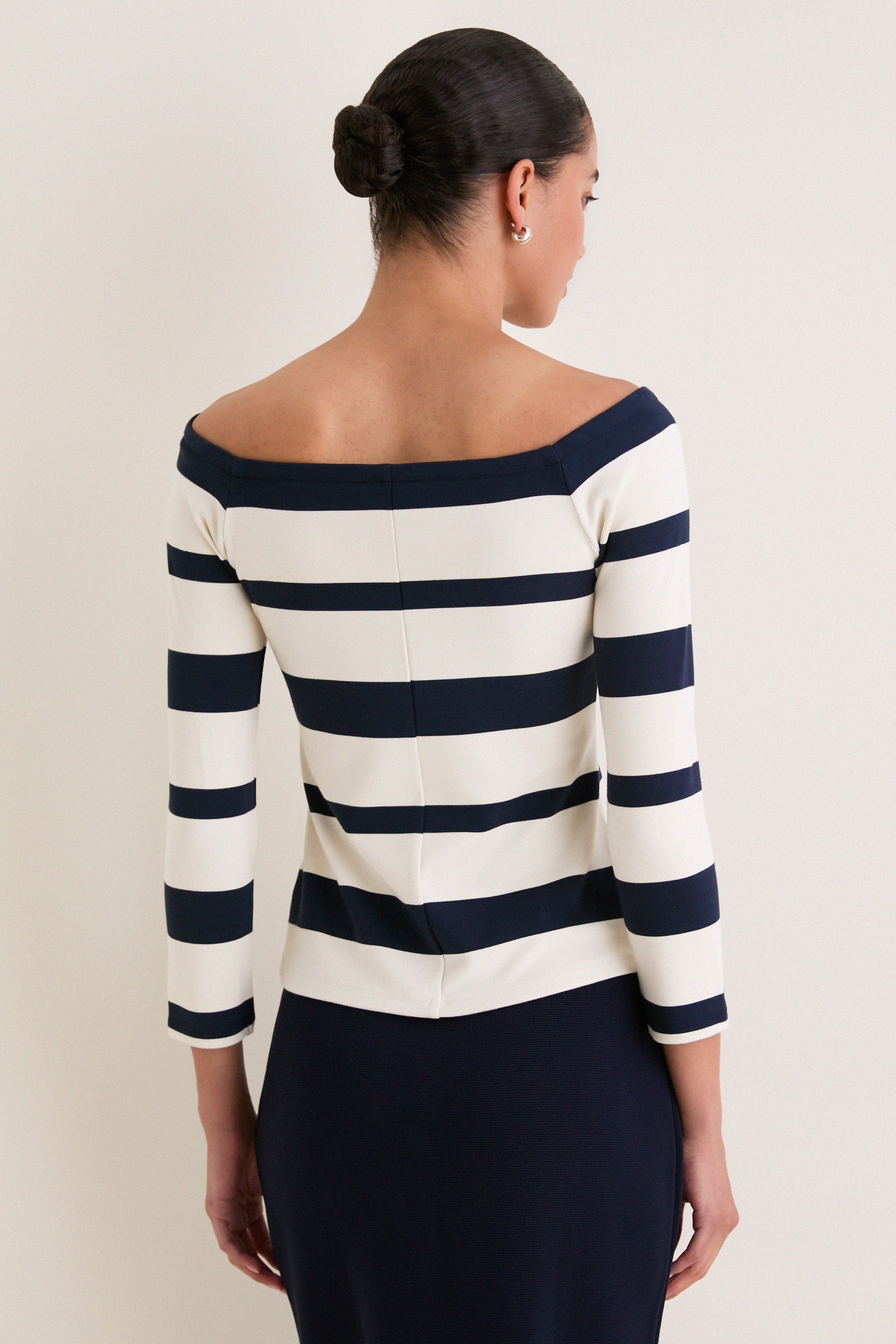 Liberty Stripe Knit Boyers Top