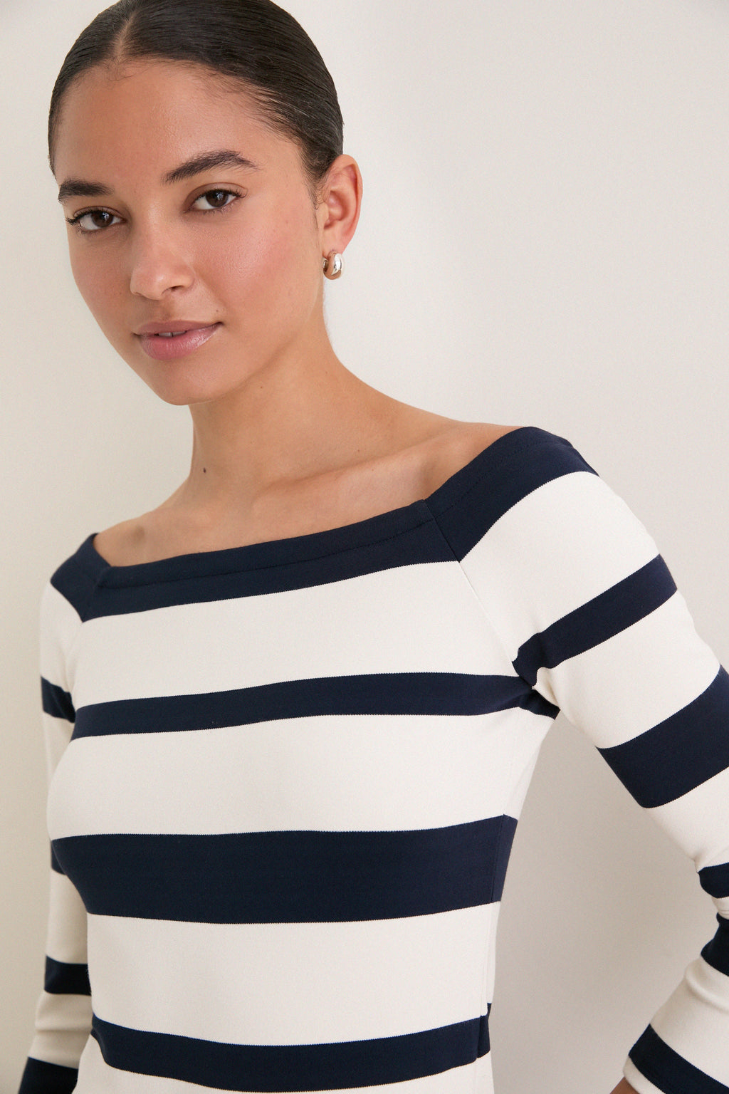 Liberty Stripe Knit Boyers Top