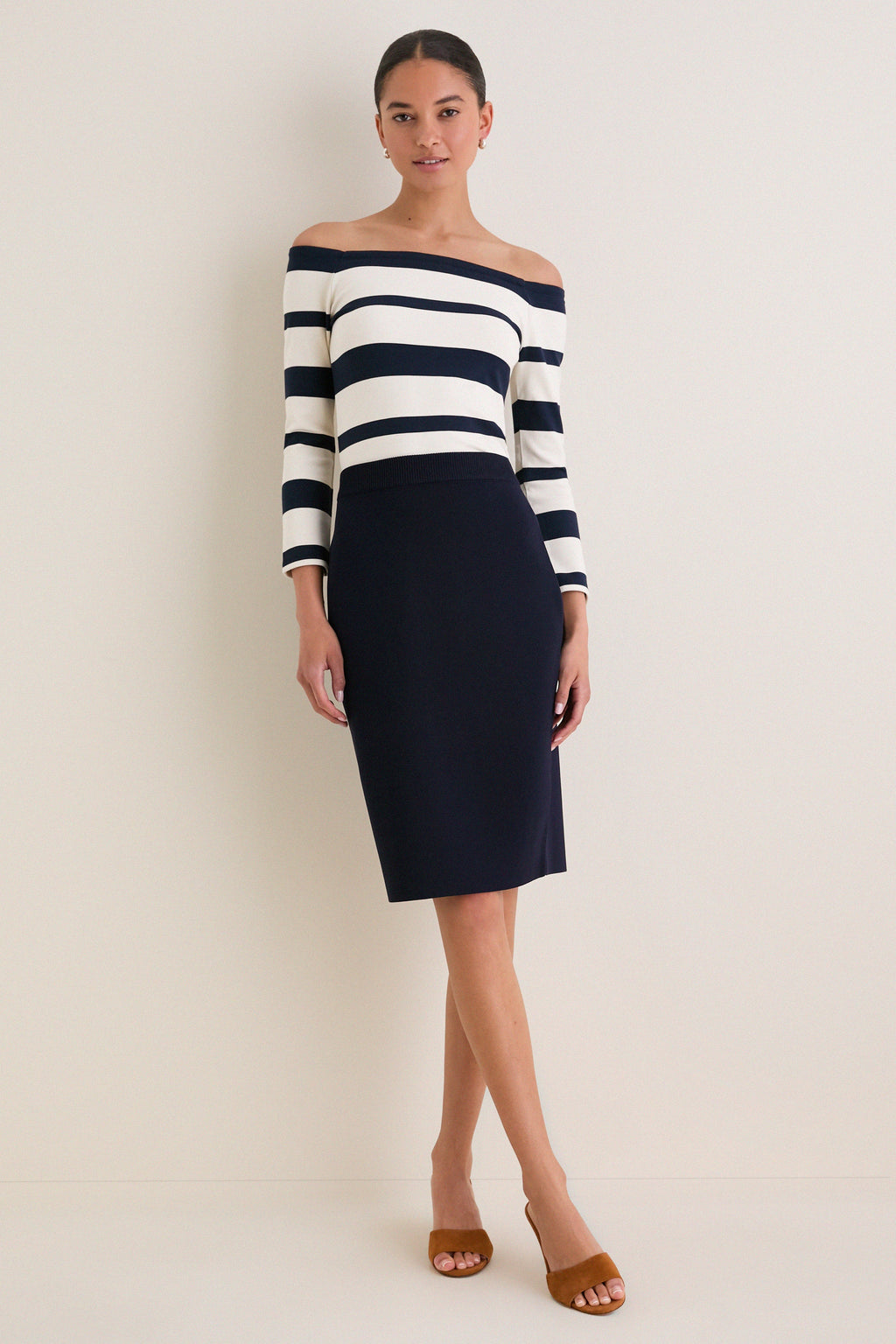 Liberty Stripe Knit Boyers Top