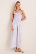 Navy and White Analiese Nap Dress
