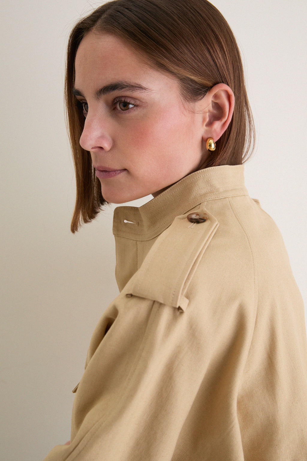 Classic Camel Cotton Field Jacket