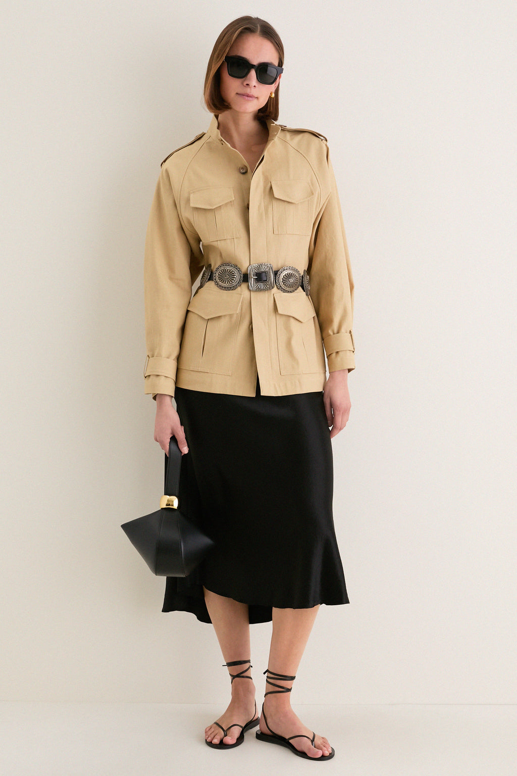 Classic Camel Cotton Field Jacket