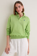Parakeet Green Island Fleece Knit Polo