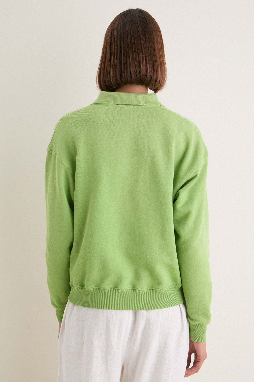 Parakeet Green Island Fleece Knit Polo