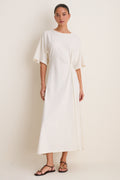 Buttercream Jersey Lisette Midi Dress