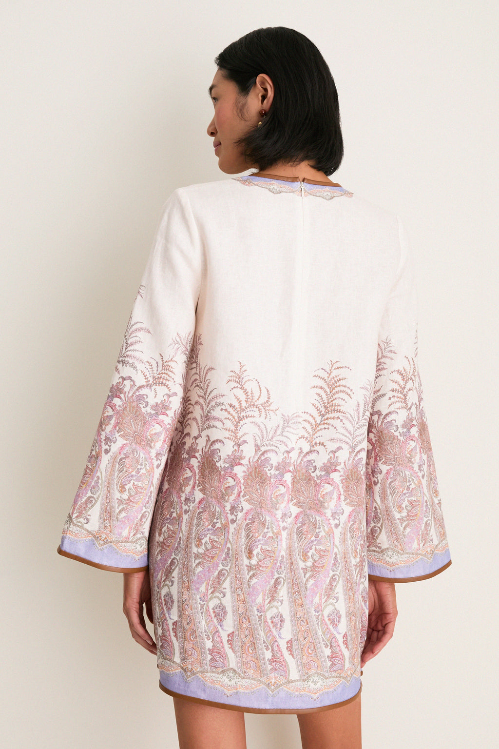 Cream Paisley Alchemy Tunic Dress