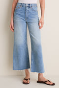 Bistro High Rise Ultra Wide Leg Lana Crop
