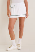 White Shirley Tennis Skirt