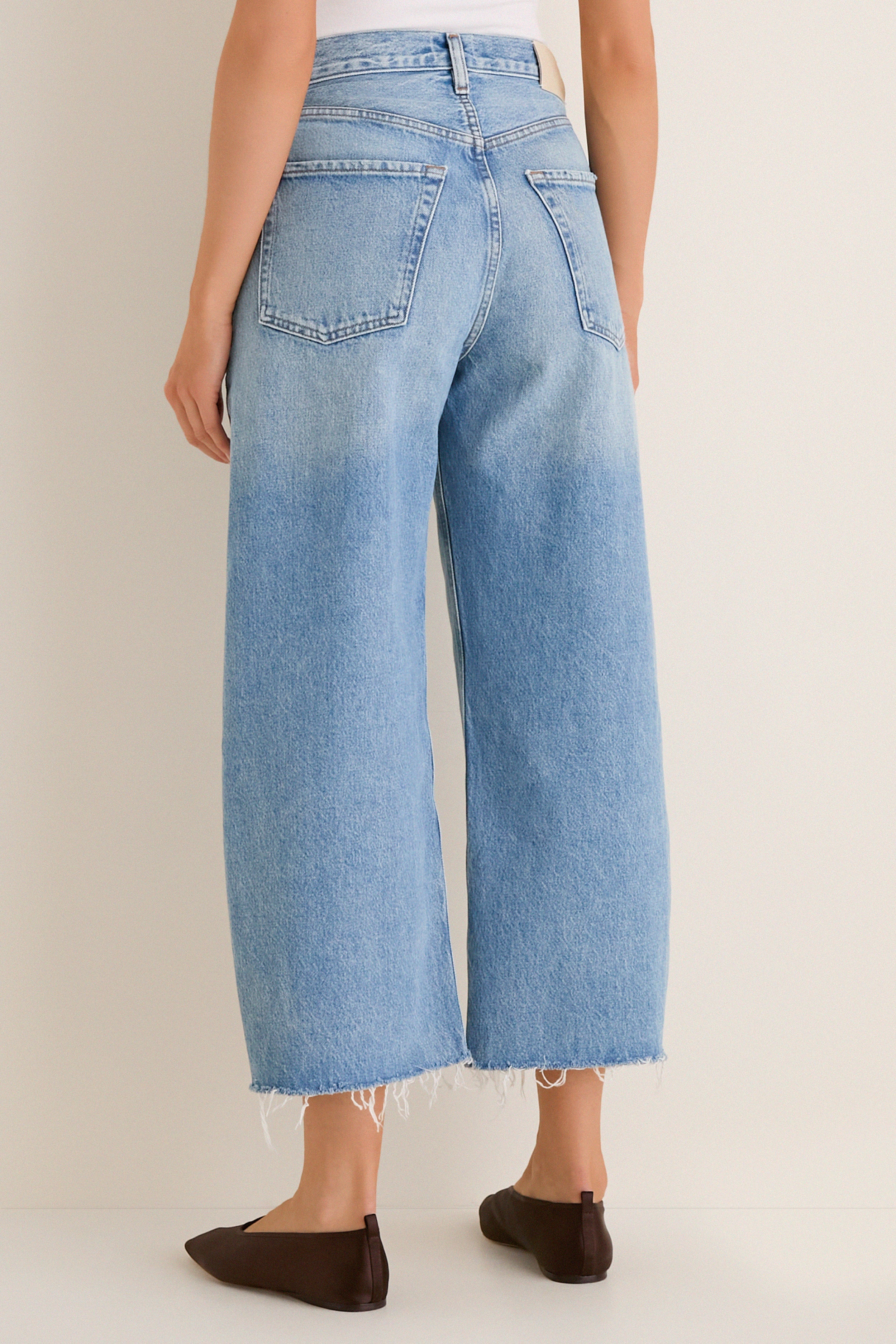 Honour Ayla Raw Hem Crop Jean
