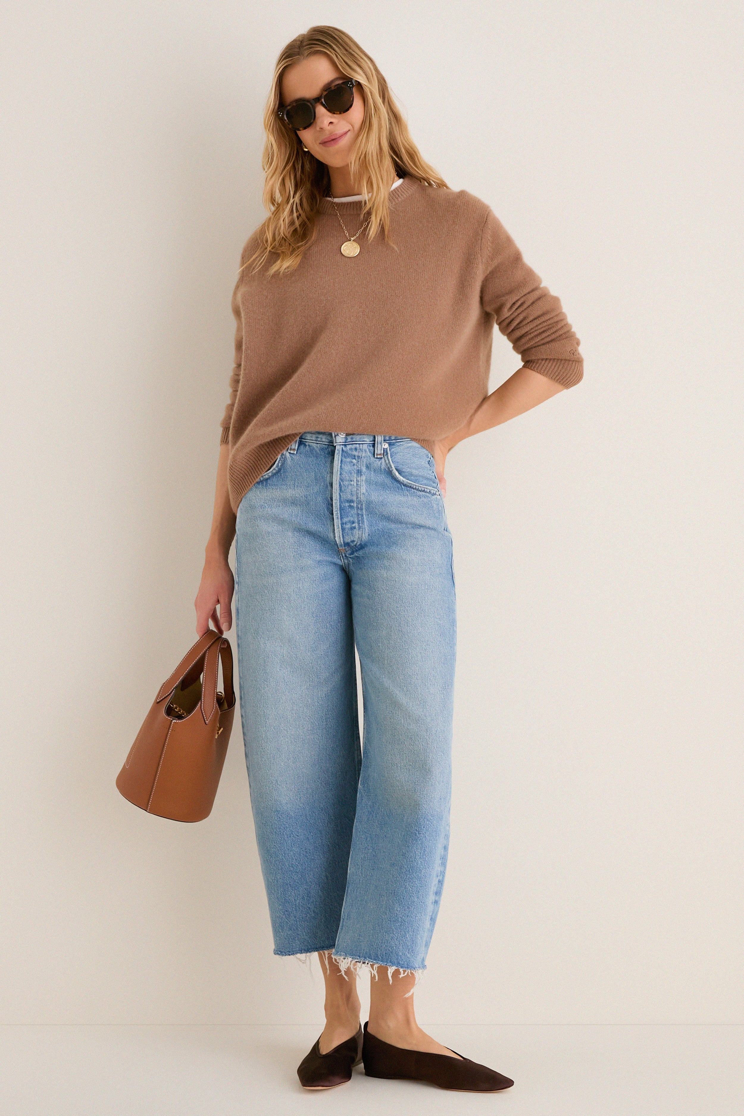 Honour Ayla Raw Hem Crop Jean