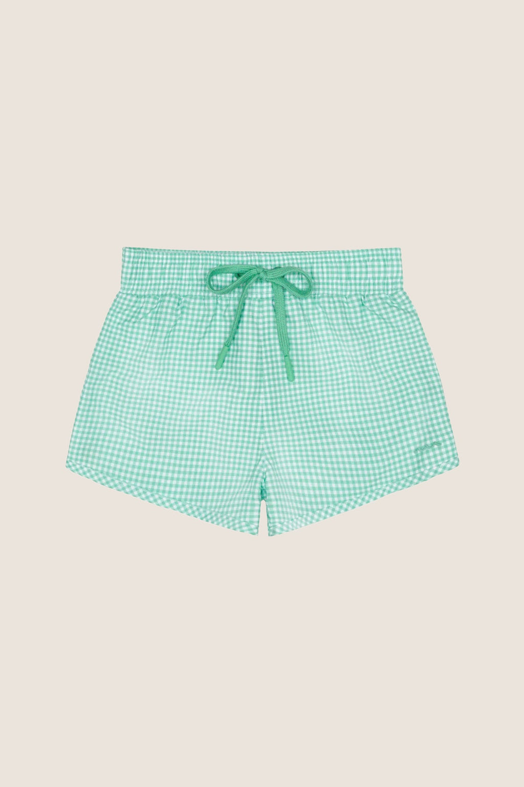 Boys Green Gingham Boardie