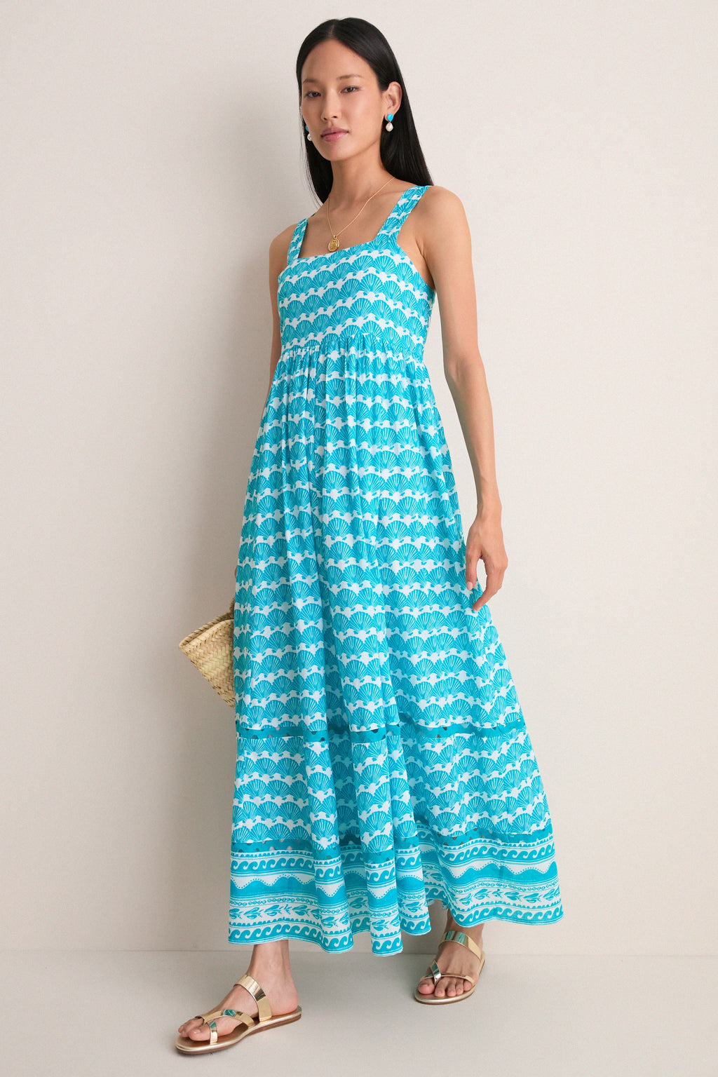 Green Isla Lily Maxi Dress