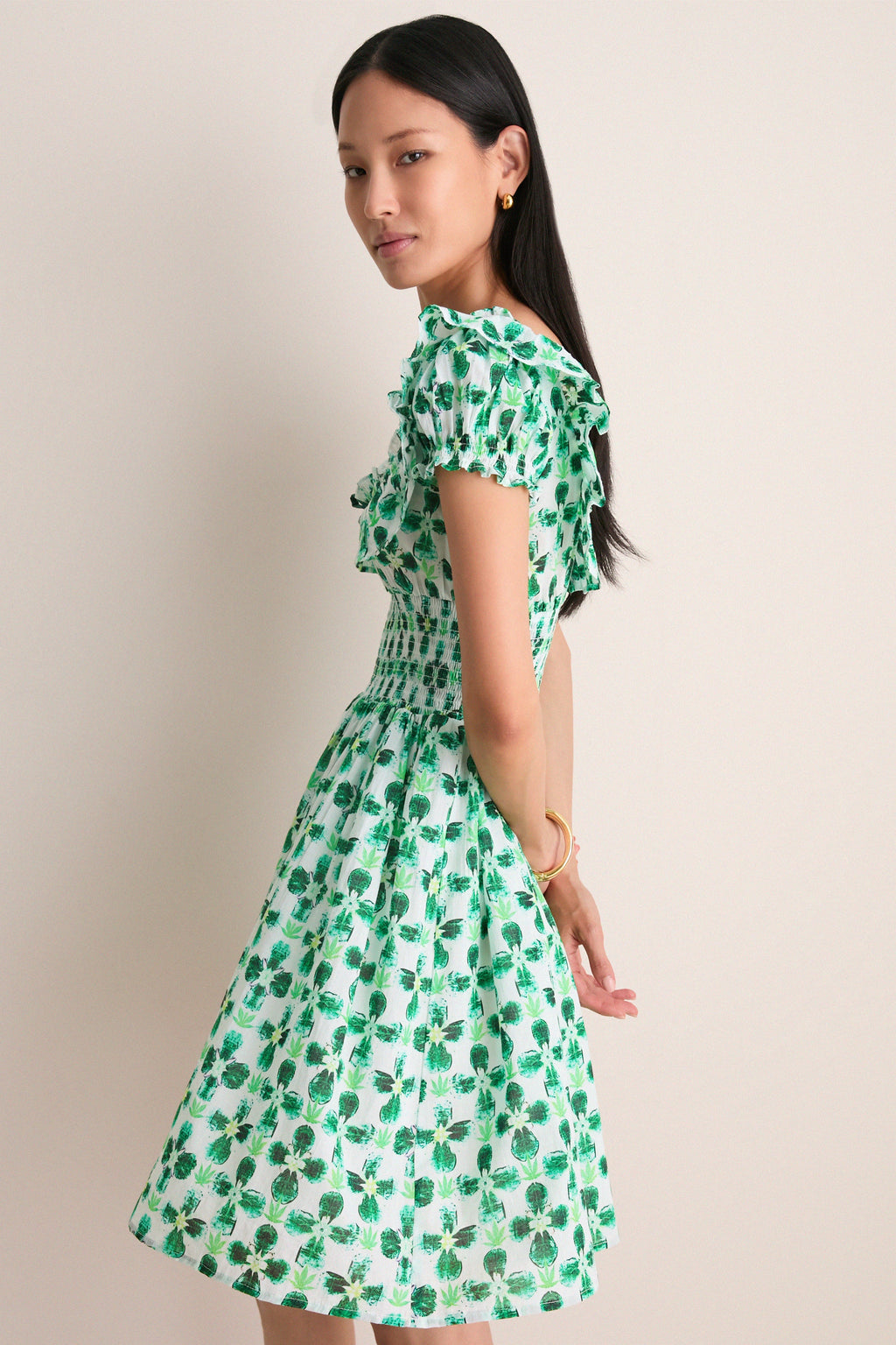 Green Aura Lowen Dress
