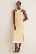Sand Abigail Midi Dress