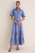 Delphinium Analise Shirt Midi Dress