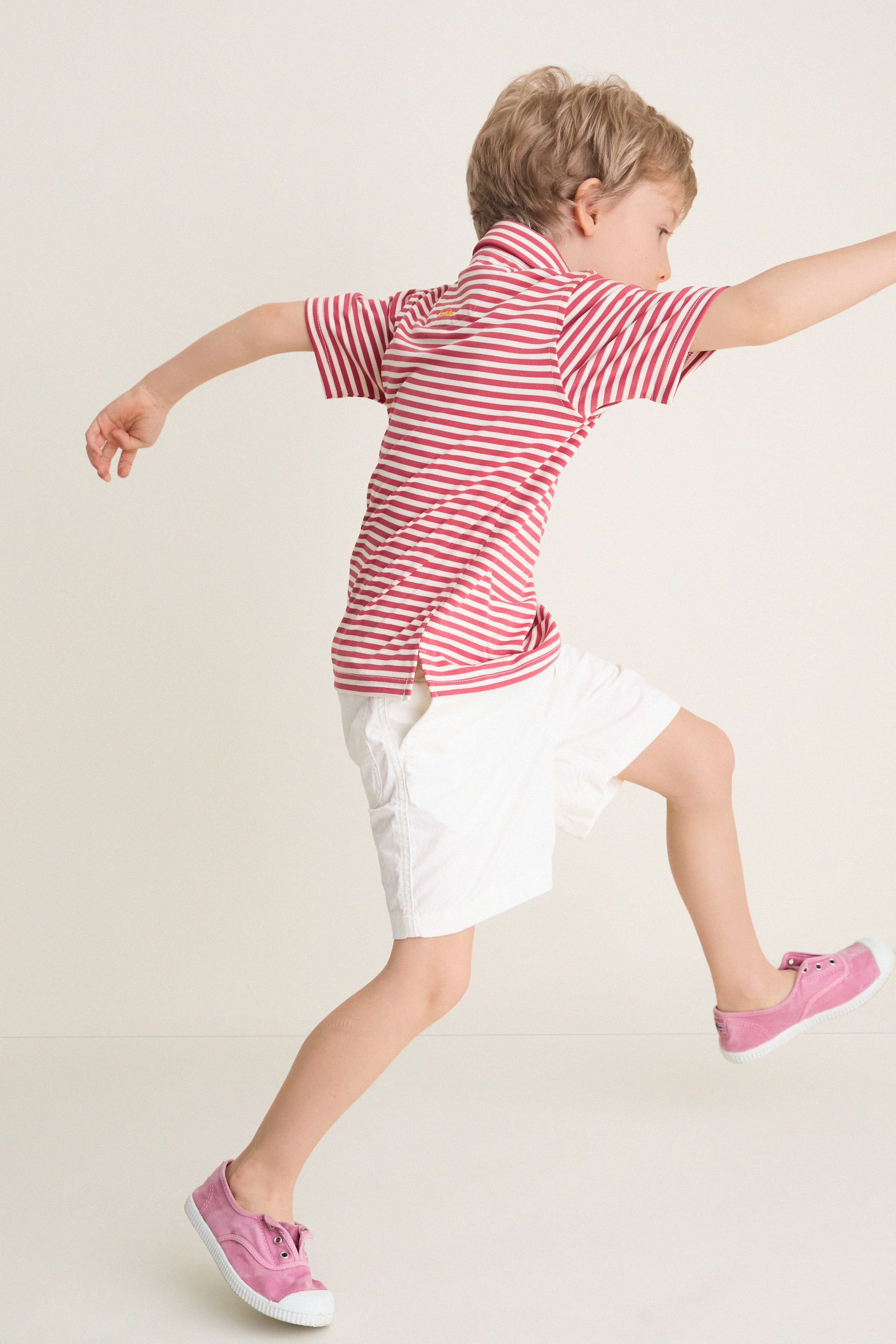 Nantucket Red and Creme Le Club Polo
