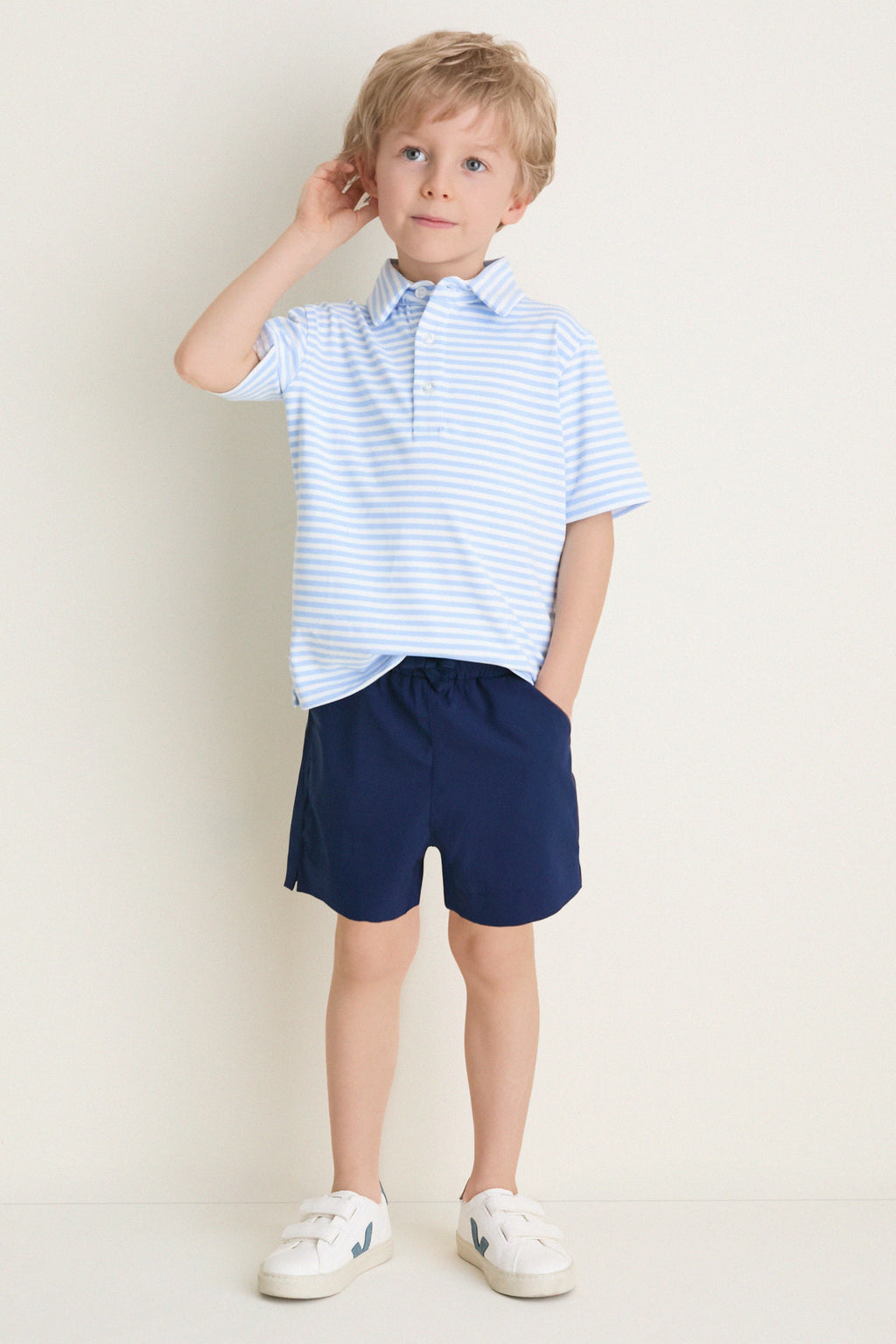 Nautical Navy Le Club Short