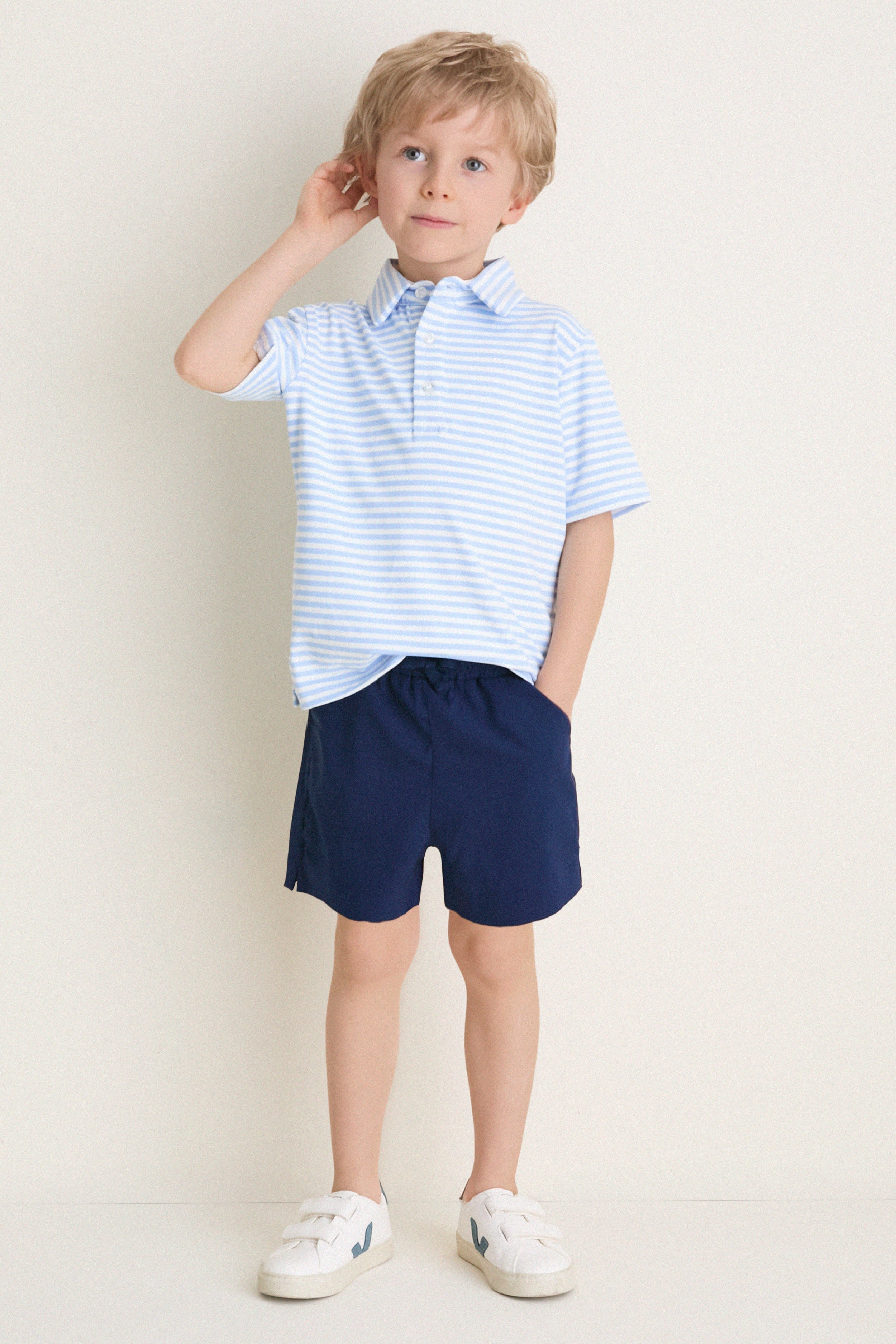 Nautical Navy Le Club Short