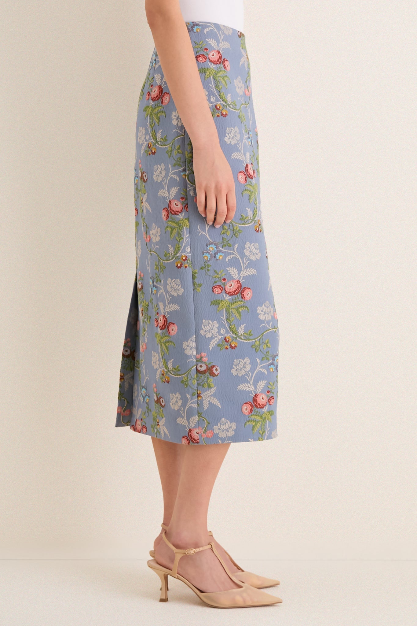 Trellis Bloom Jacquard Ellington Skirt