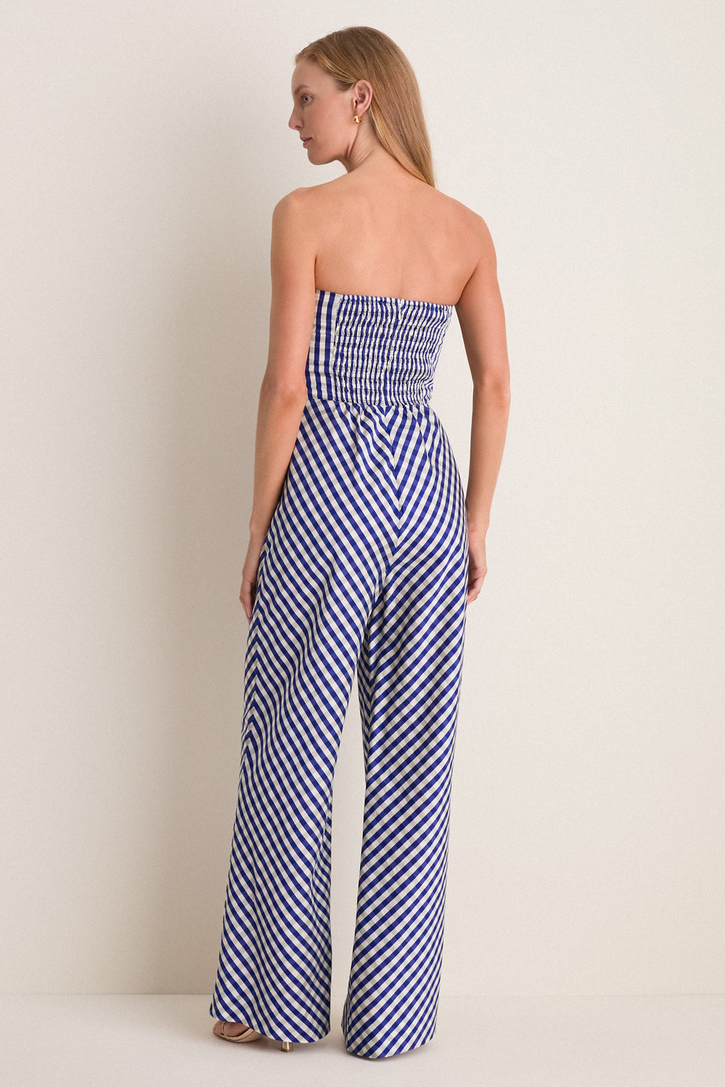 Ocean Gingham Kat Jumpsuit