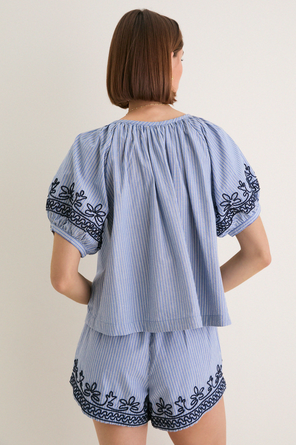 Soutache Embroidered Tully Top