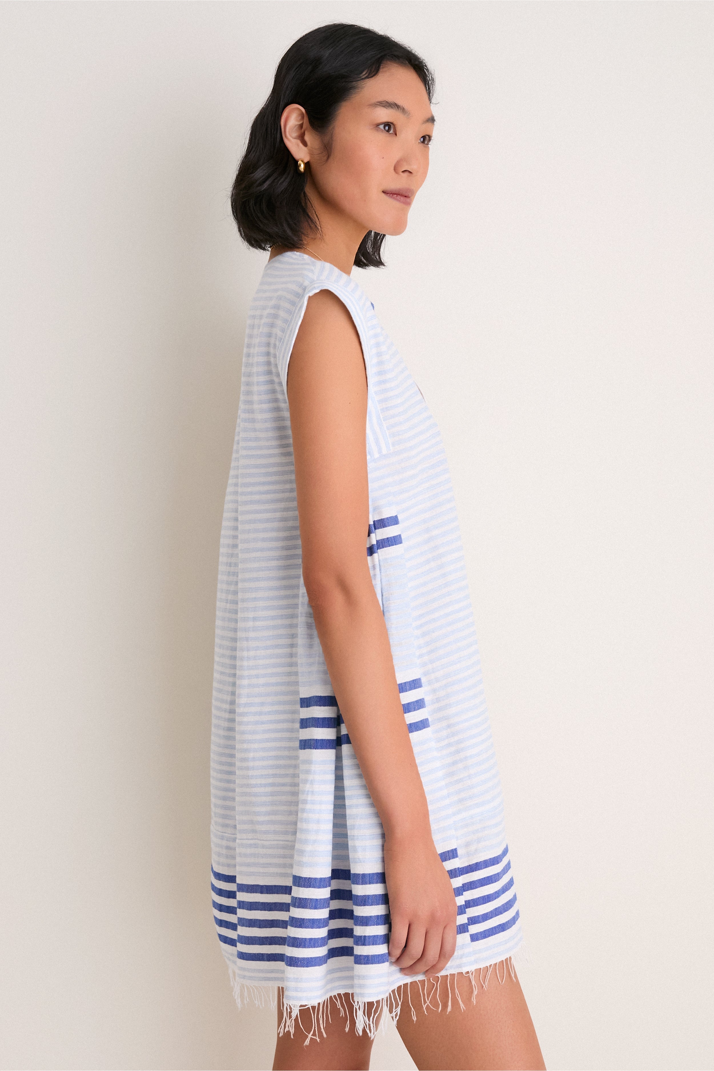 Exclusive Shemizi Blue Elina Caftan