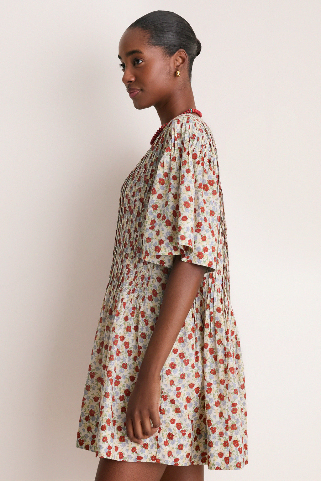 Multi Viera Print Mini Dress