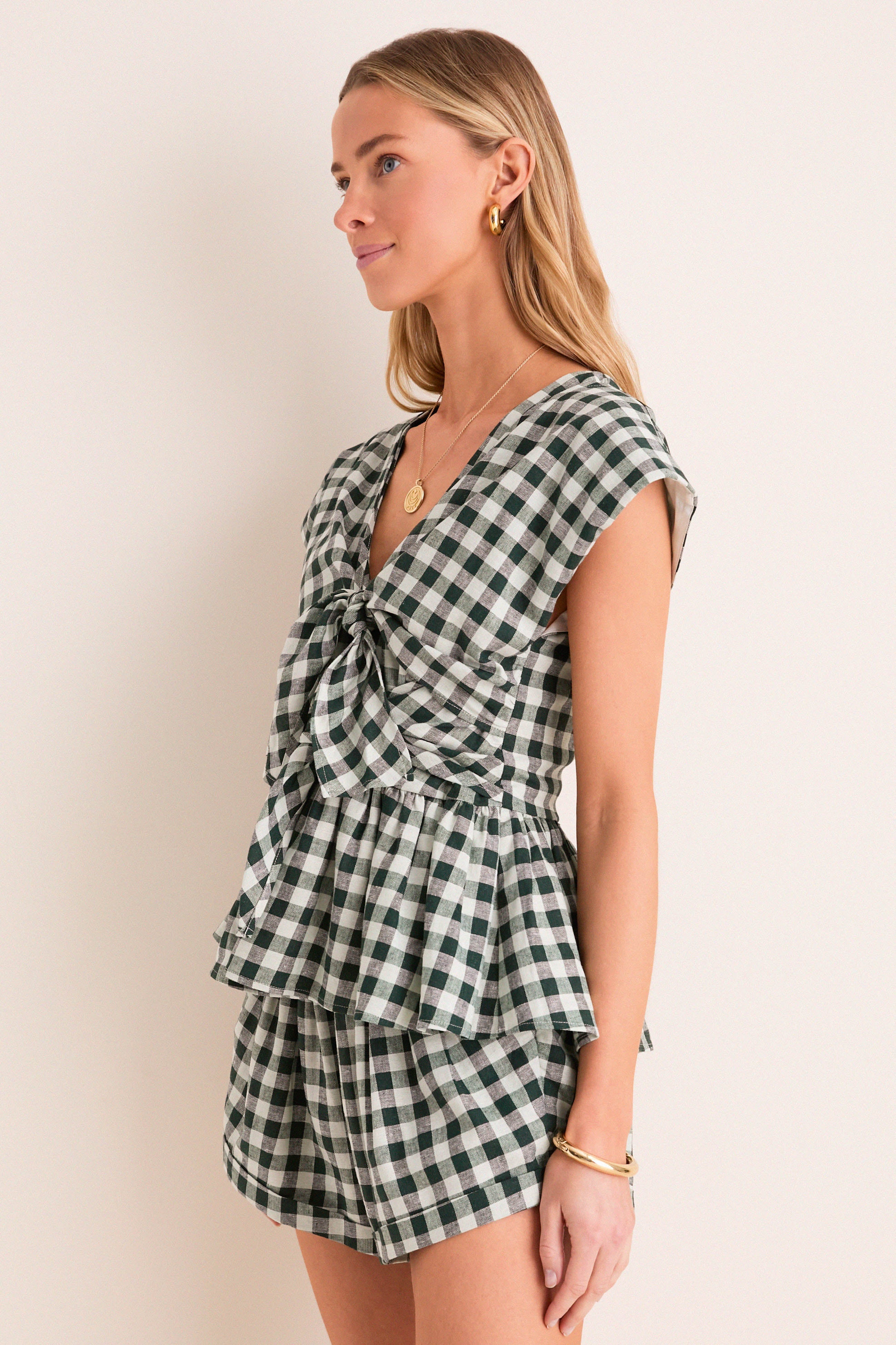 Hamilton Check Everly Top