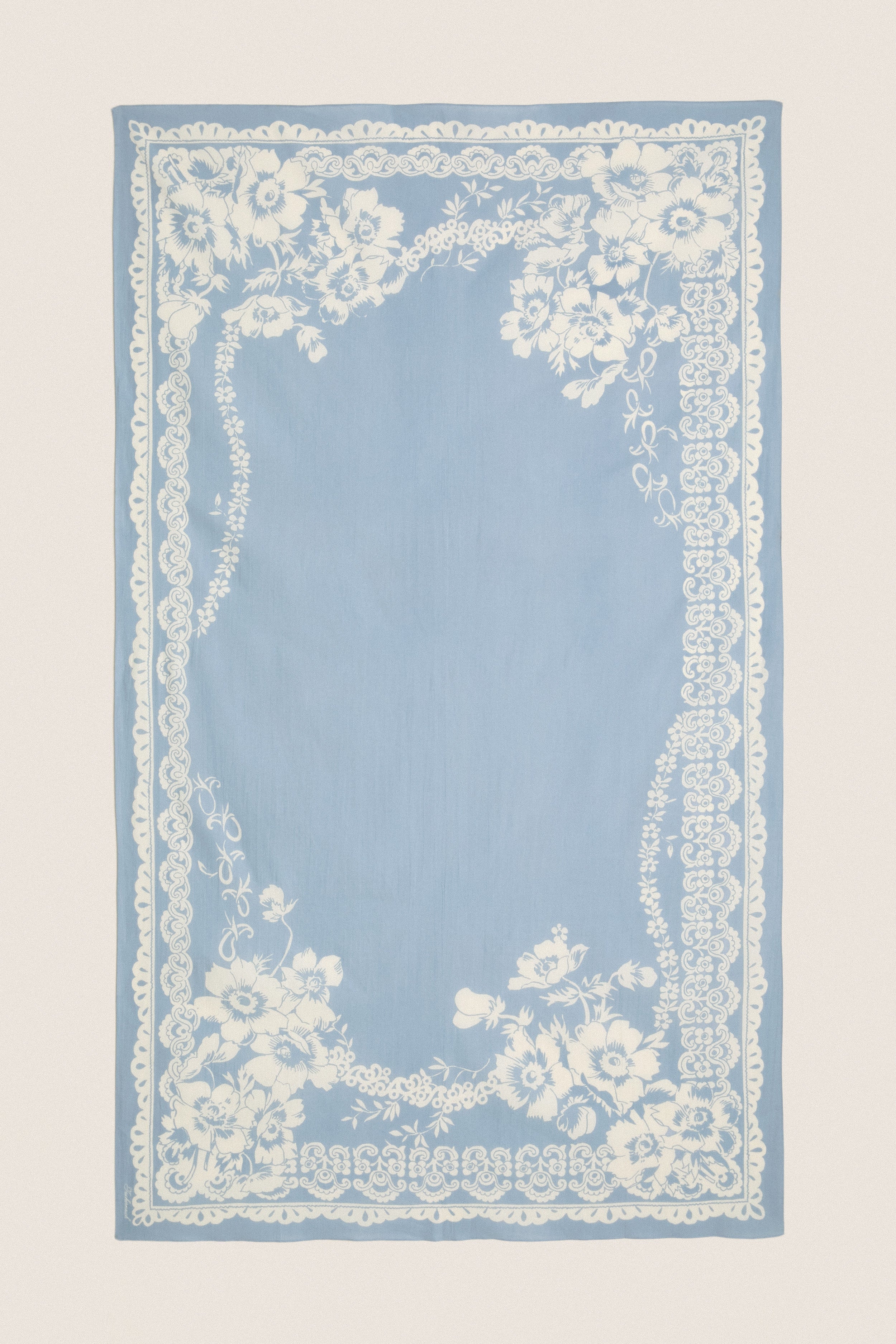Washed Indigo Poolside Punch Cotton Pareo
