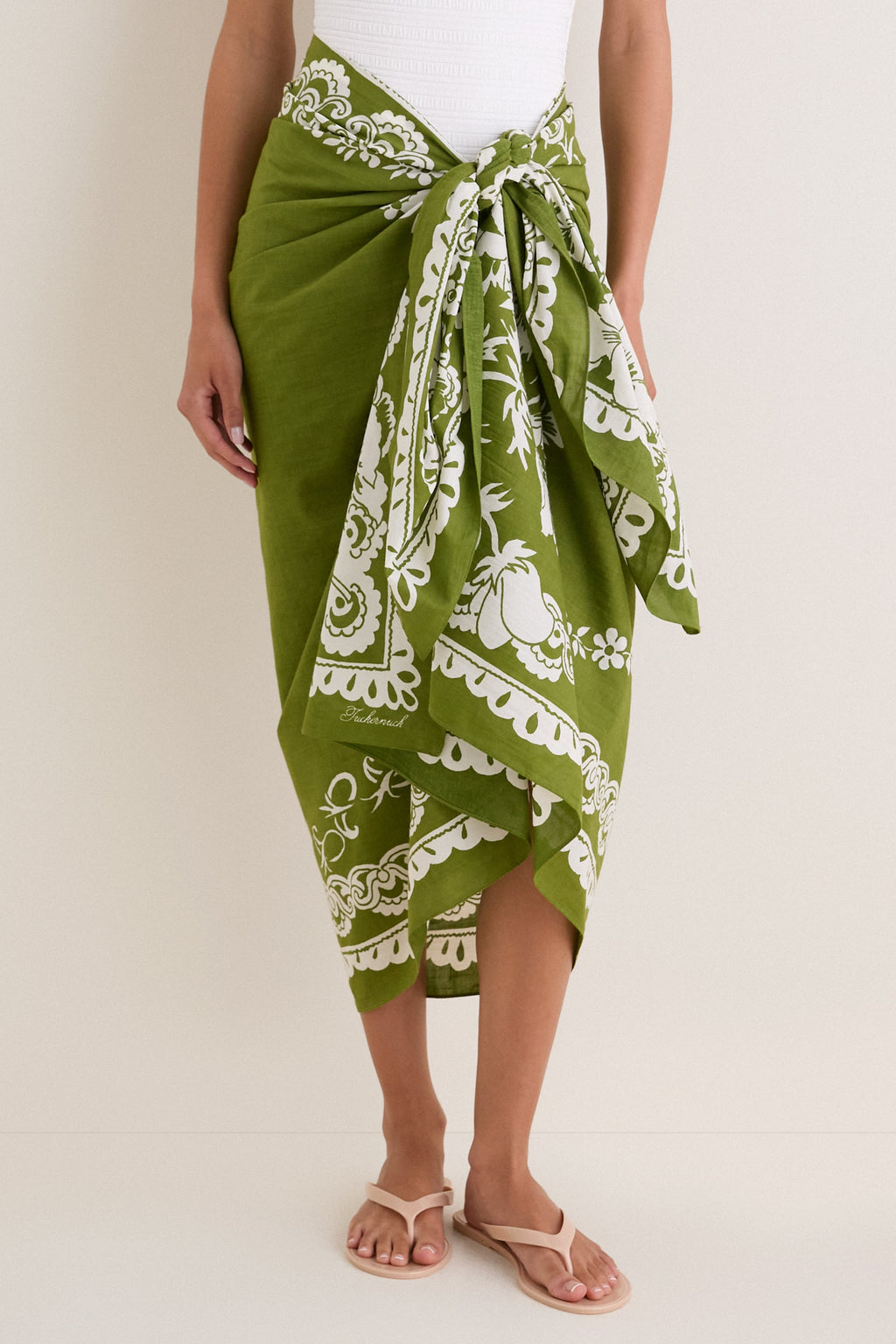 Kiwi Poolside Punch Cotton Pareo