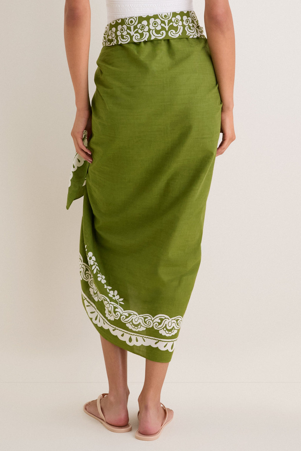Kiwi Poolside Punch Cotton Pareo