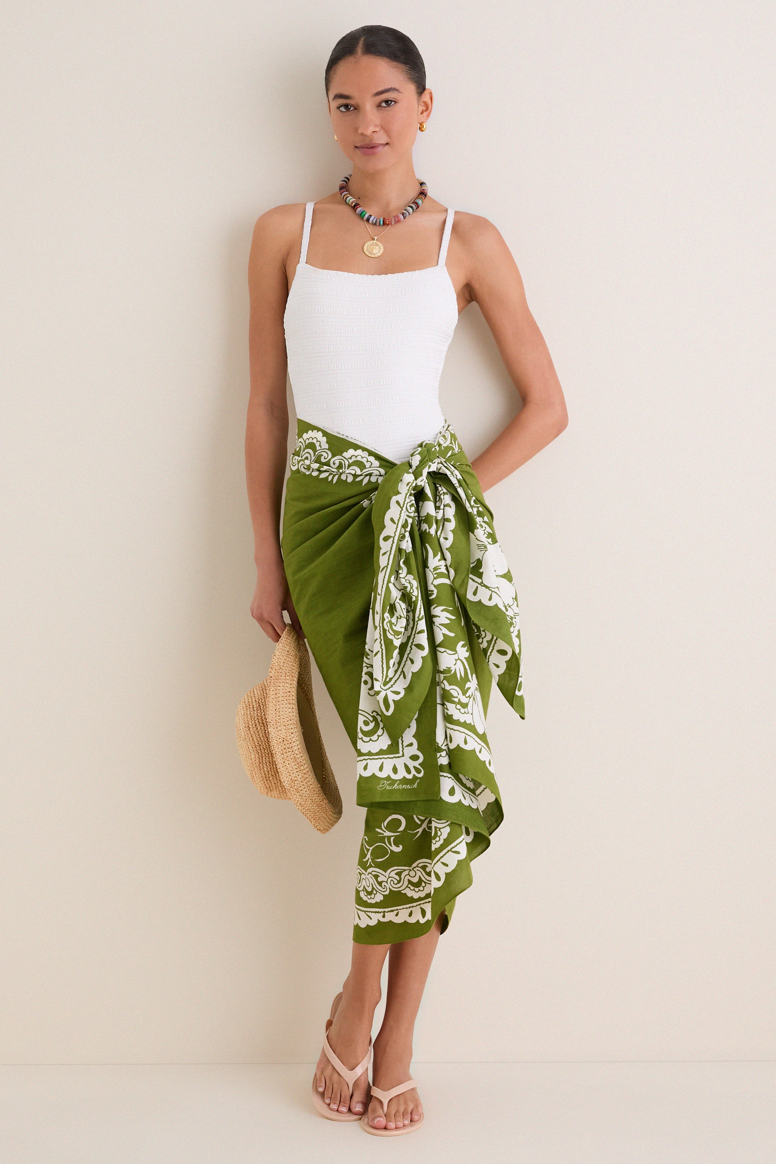 Kiwi Poolside Punch Cotton Pareo