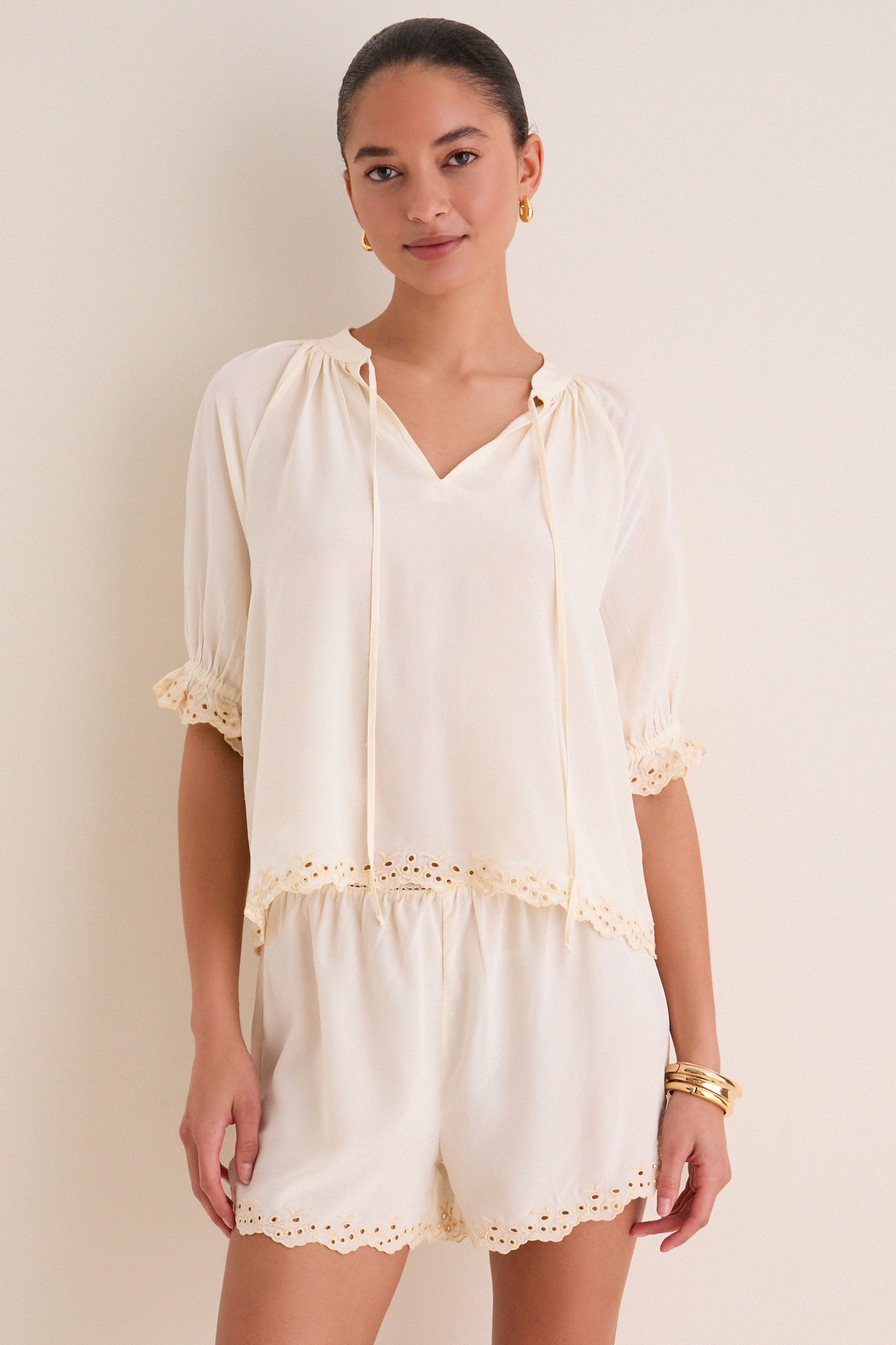 Cream Esti Top