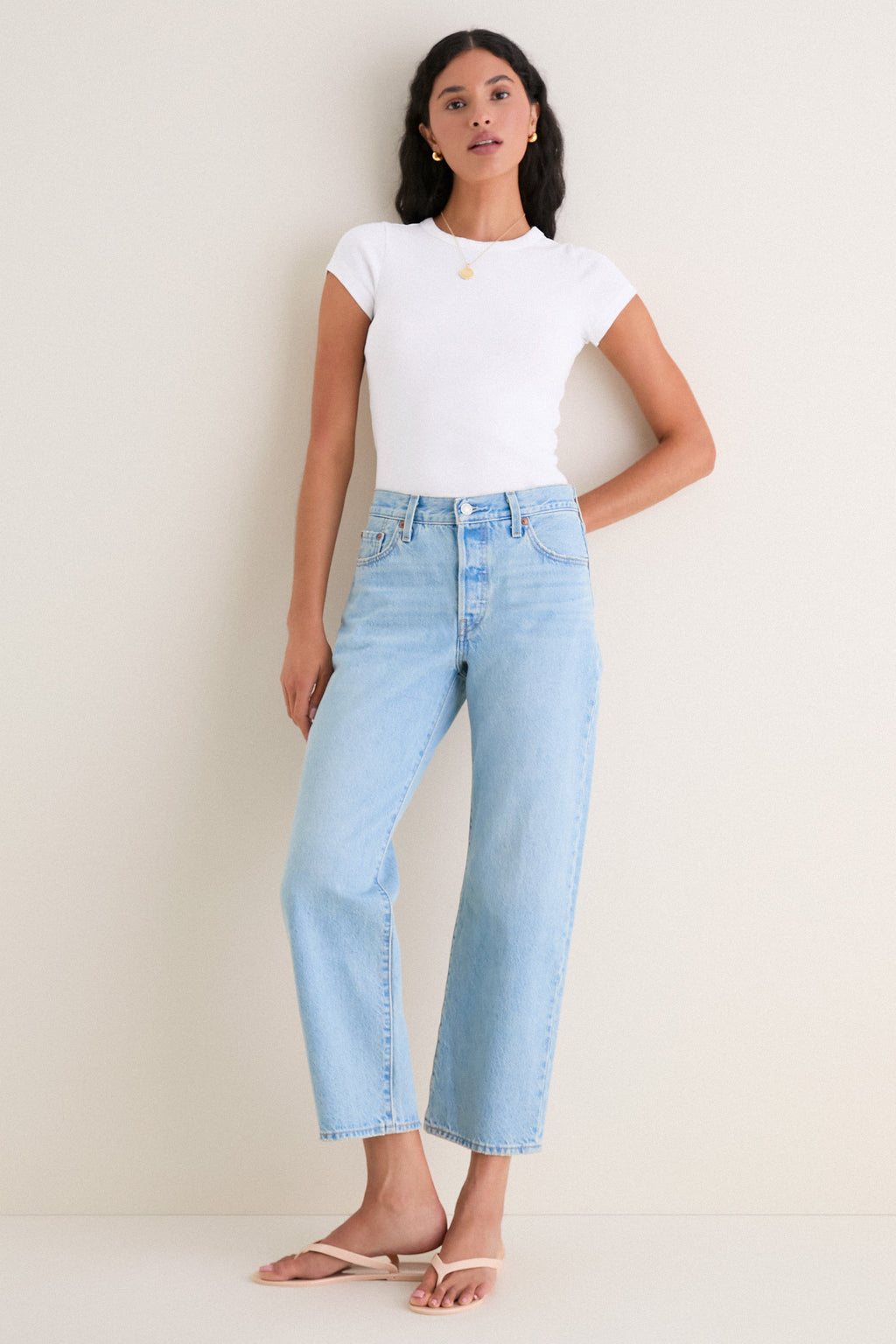 By Your Side 501 '90s Ankle Jean