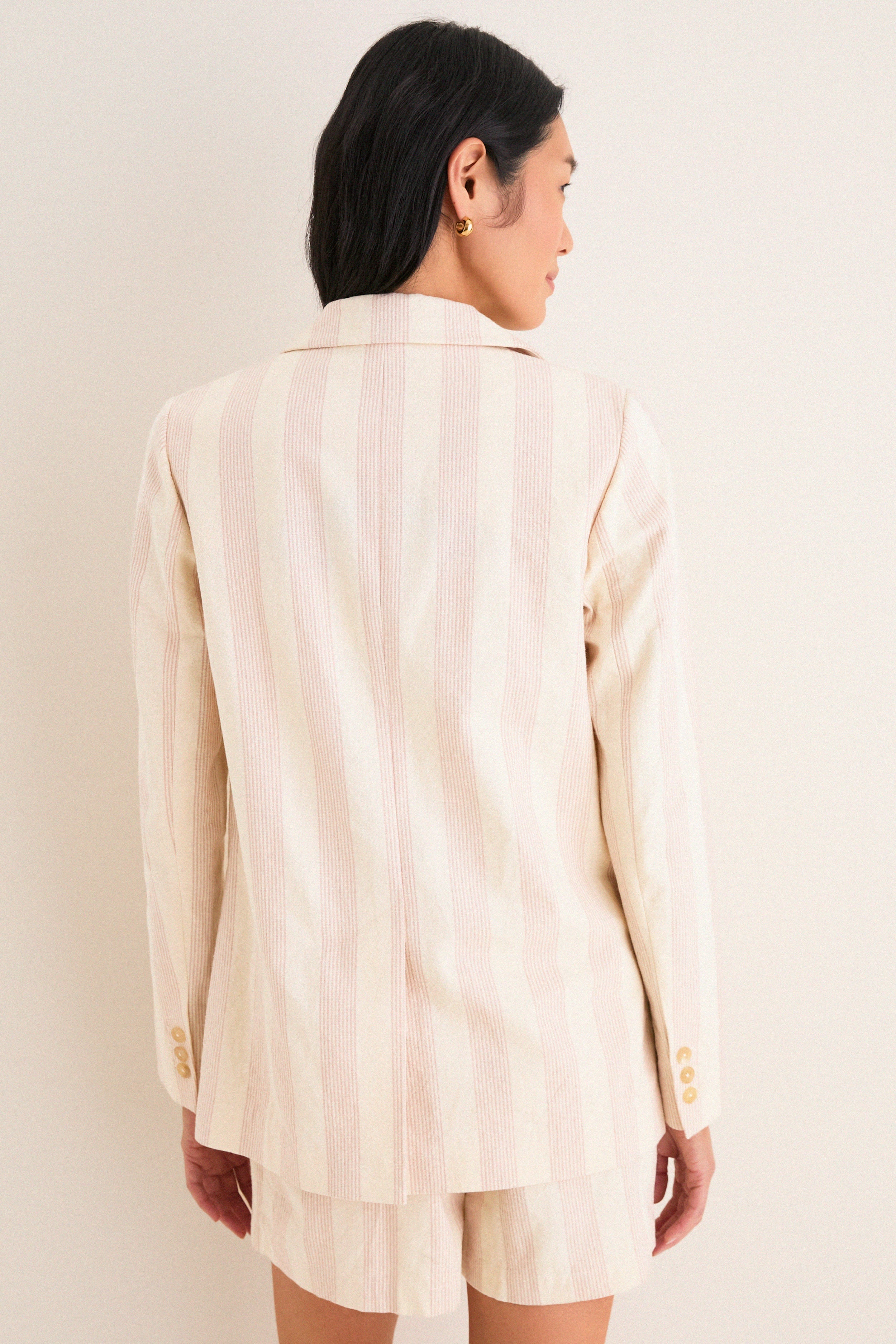 Parlor Stripe Carla Blazer